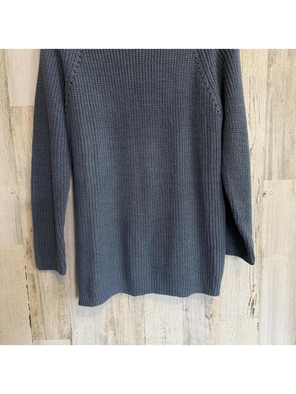 She + Sky Women's Small Lace-Up Detail Knit Sweater Pullover - Picture 3 of 12